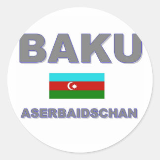 Baku Runder Aufkleber