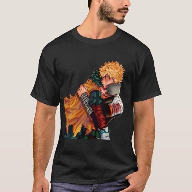 BakuDeku Manga Hug T-Shirt (Vorderseite)