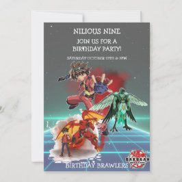 BAKUGAN BIRTHDAY BUNDLE EINLADUNG
