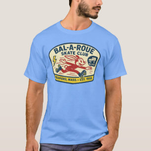 Bal-a-Roue Medford, MA Retro Roller Skaten Vintag T-Shirt
