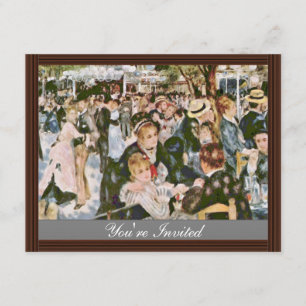 Bal du Moulin de la Galette von Pierre-Auguste Einladung
