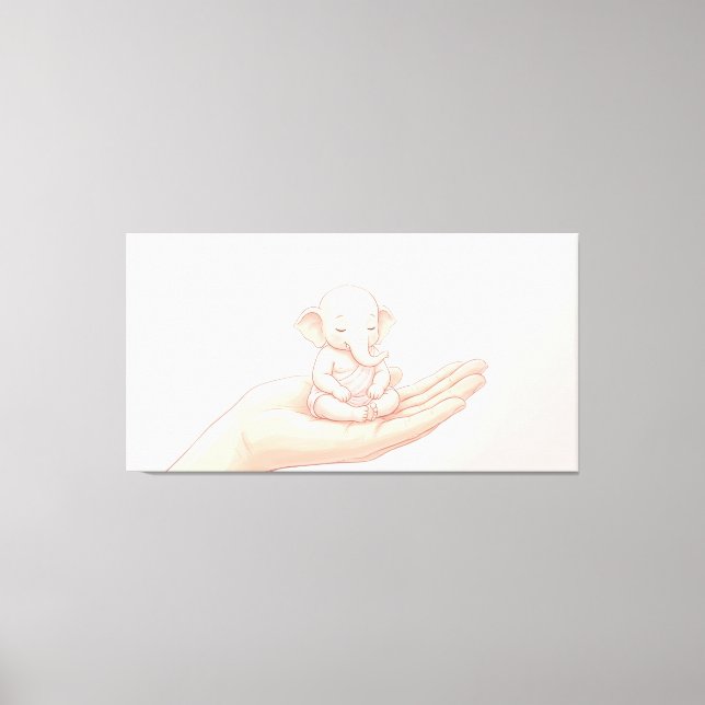 Bal Ganesha Leinwanddruck (Vorderseite)