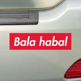 Bala Habal Funny Arabische Phrase Autoaufkleber