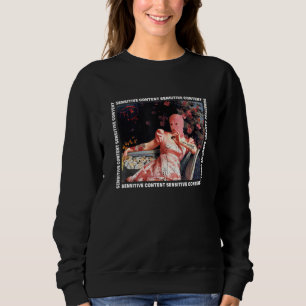 Balaclava Girl Sad Ästhetik Edgy Streetwear Sweatshirt