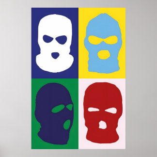 Balaclava Japanischer Abstrakter Bauhaus Formel Mo Poster
