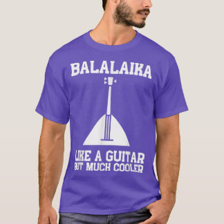 Balalaika Guitar Ukulele Baglama Russische Folk Mu T-Shirt