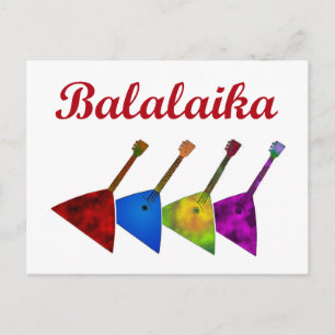 Balalaika Postkarte