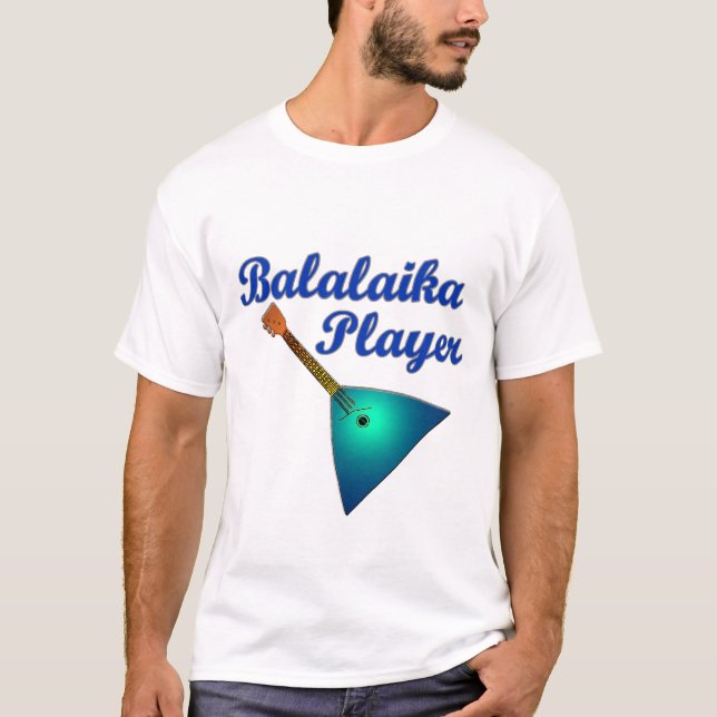 Balalaika-Spieler T-Shirt (Vorderseite)