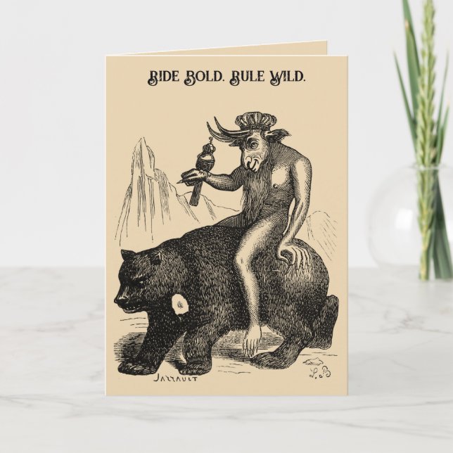 Balan, der Bärengebundene Herzog Karte (Vorderseite)