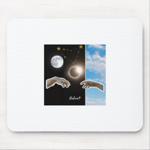 Balance Astrologie Finsternis und Mond Surrealer P Mousepad