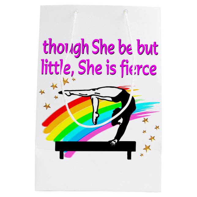 BALANCE BEAM QUEEN MITTLERE GESCHENKTÜTE (Rückseite)