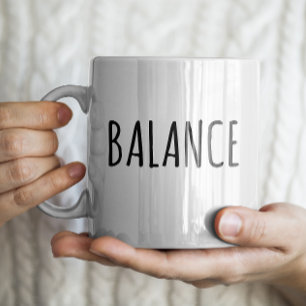 "Balance" Einfaches modernes Bauernhaus Kaffeetasse
