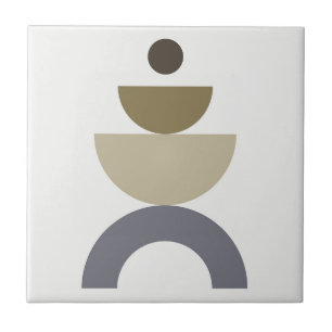 Balance - farbenfrohe geometrische Formen des mitt Fliese