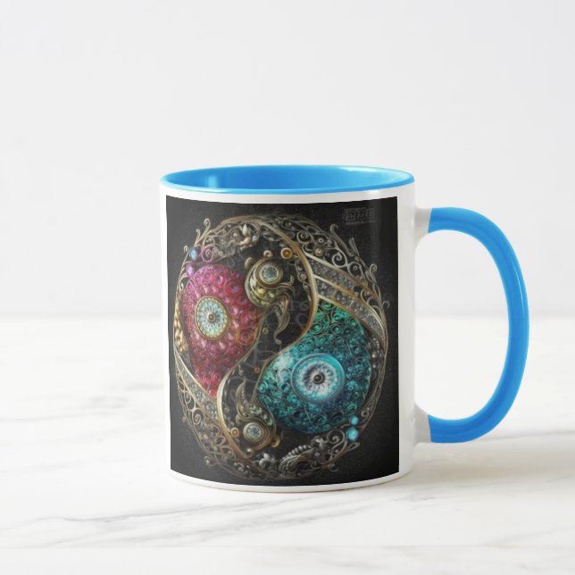 Balance & Harmonie Yin Yang Design Cup Tasse (Rechts)