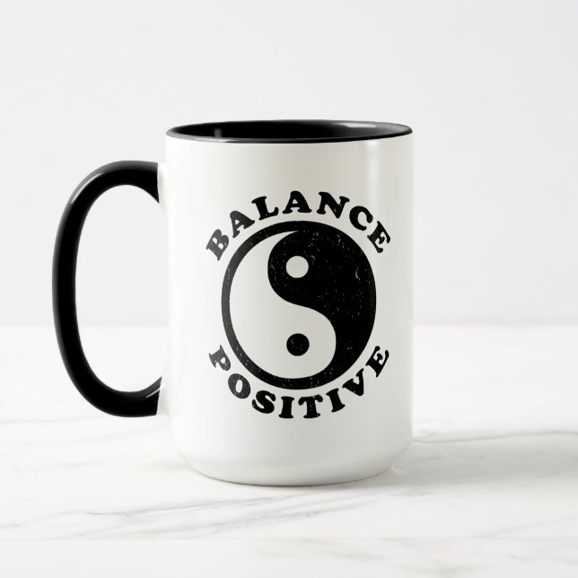 Balance Positive Mindfulness Yin Yang Tasse (Links)
