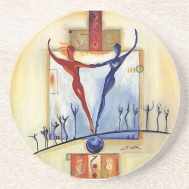 Balance Sandstein Untersetzer (Vorne)