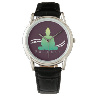 "Balance" Schöner Buddha. Armbanduhr