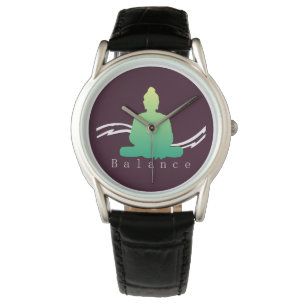 "Balance" schöner Buddha Armbanduhr