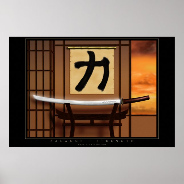 Balance - Stärke Poster (Vorne)