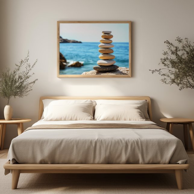 Balance Stones Zen Minimalist Wall Art Poster (Von Creator hochgeladen)