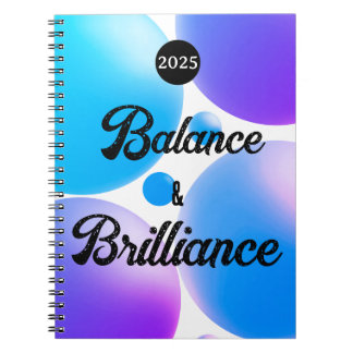 BALANCE und BRILLIANCE SpiralNotebook Notizblock