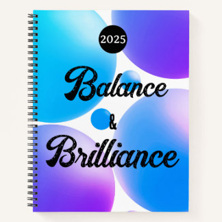 BALANCE und BRILLIANCE SpiralNotebook Notizbuch