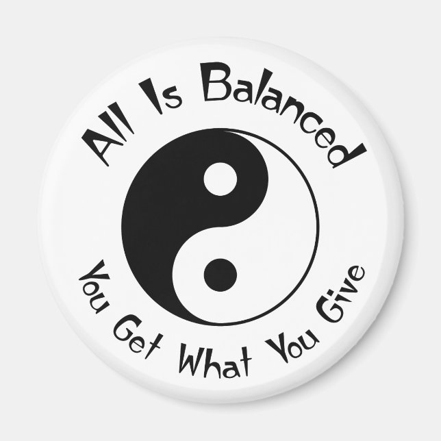 Balance Yin Yang Magnet (Vorne)