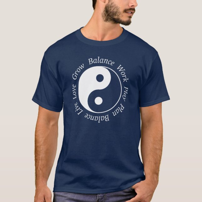 Balance Yin Yang T - Shirt (Vorderseite)
