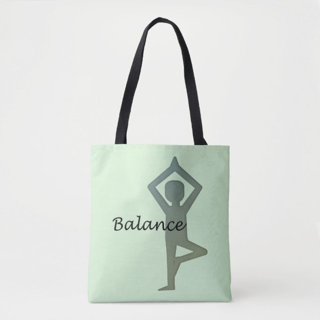 Balance Yoga-Pose (Vorderseite)