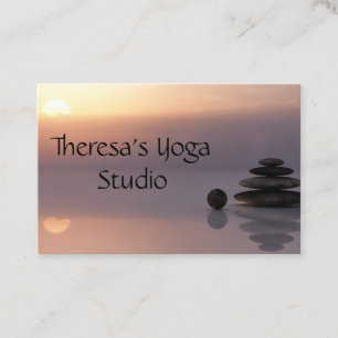 Balance-Zen-Yoga-Visitenkarten Visitenkarte