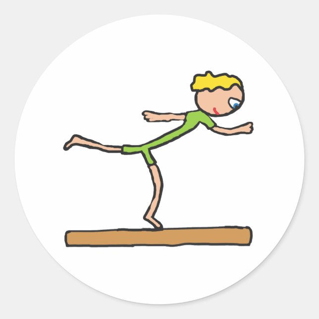 Balancebar Runder Aufkleber (Vorderseite)