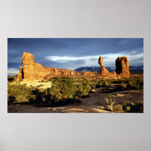 Balanced Rock Panoramic Poster
