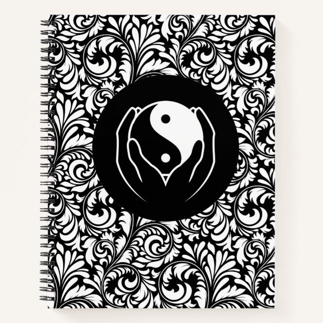 Balanced Yin Yang Notizbuch (Vorderseite)