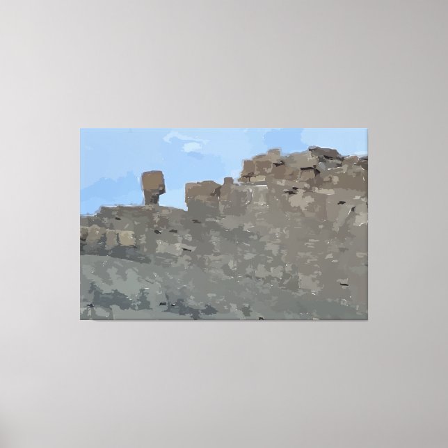 Balancegestufte Canvas drucken Leinwanddruck (Vorderseite)