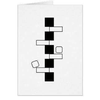 "Balancen-" Kunst-Karte (5" x 7")