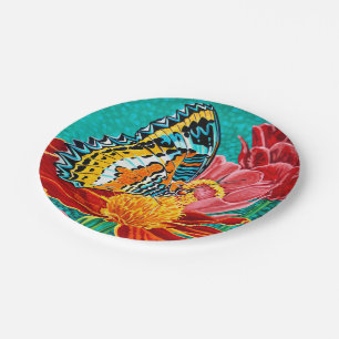 Balancierter Schmetterling I Pappteller