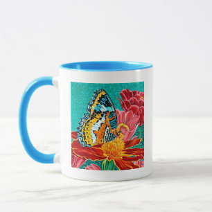 Balancierter Schmetterling I Tasse