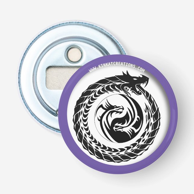 Balancing Dragons Flaschenöffner (Vorderseite)