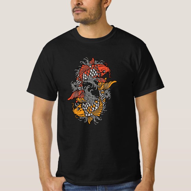 Balancing Koi T-Shirt (Vorderseite)