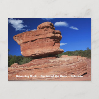 Balancing Rock ~ Colorado Postcard Postkarte