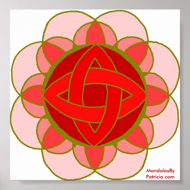 "Balancing the Root Chakra" Poster (Vorne)