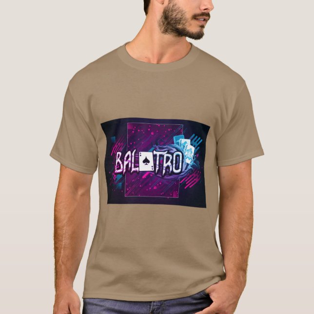 Balatro modernes Design Retro T-Shirt (Vorderseite)