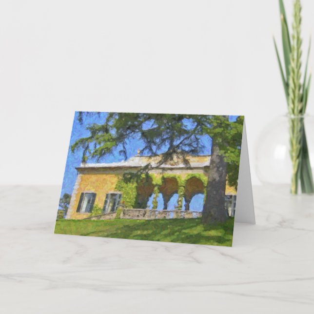 "Balbianellos Balaustre, Italien" Gruß-Karten Karte (Vorderseite)