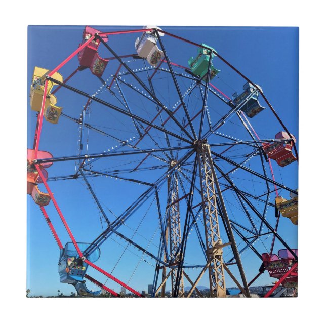 Balboa Fun Zone, Newport Beach, Kalifornien Fliese (Vorderseite)