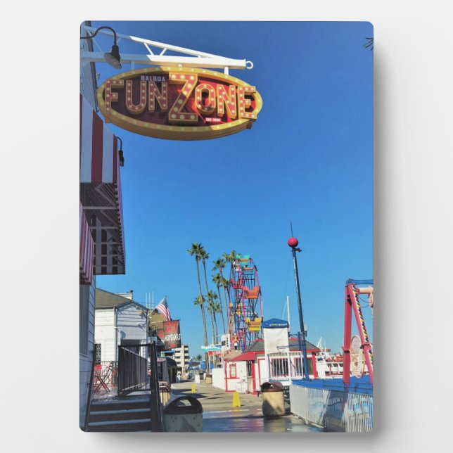 Balboa Fun Zone, Newport Beach, Kalifornien Fotoplatte (Vorderseite)