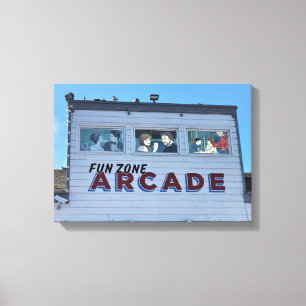 Balboa Fun Zone, Newport Beach, Kalifornien Leinwanddruck