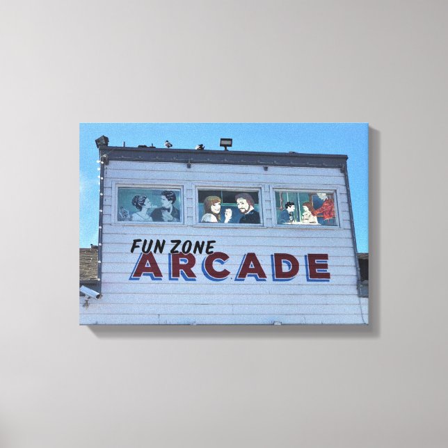 Balboa Fun Zone, Newport Beach, Kalifornien Leinwanddruck (Vorderseite)