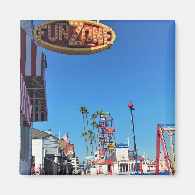 Balboa Fun Zone, Newport Beach, Kalifornien Magnet (Vorne)