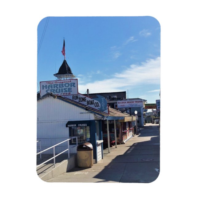 Balboa Fun Zone, Newport Beach, Kalifornien Magnet (Vertikal)