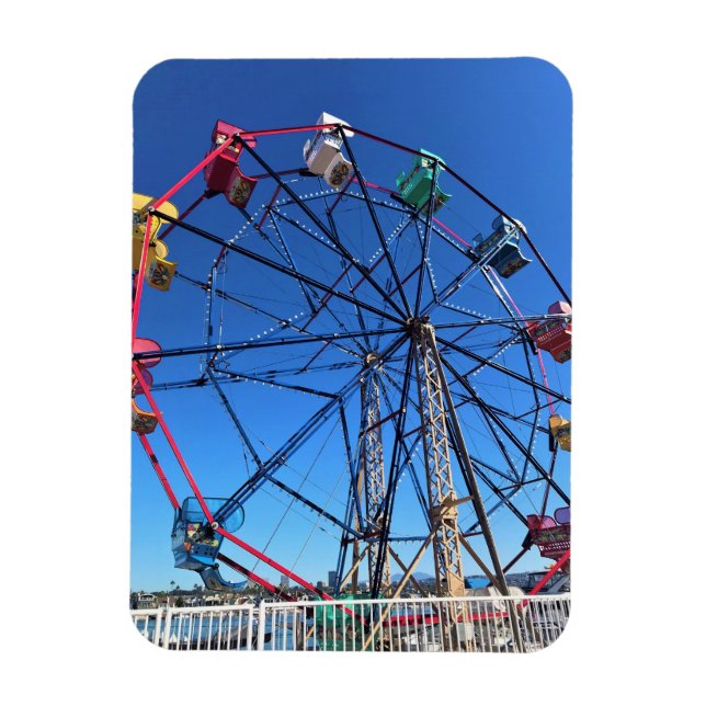 Balboa Fun Zone, Newport Beach, Kalifornien Magnet (Vertikal)